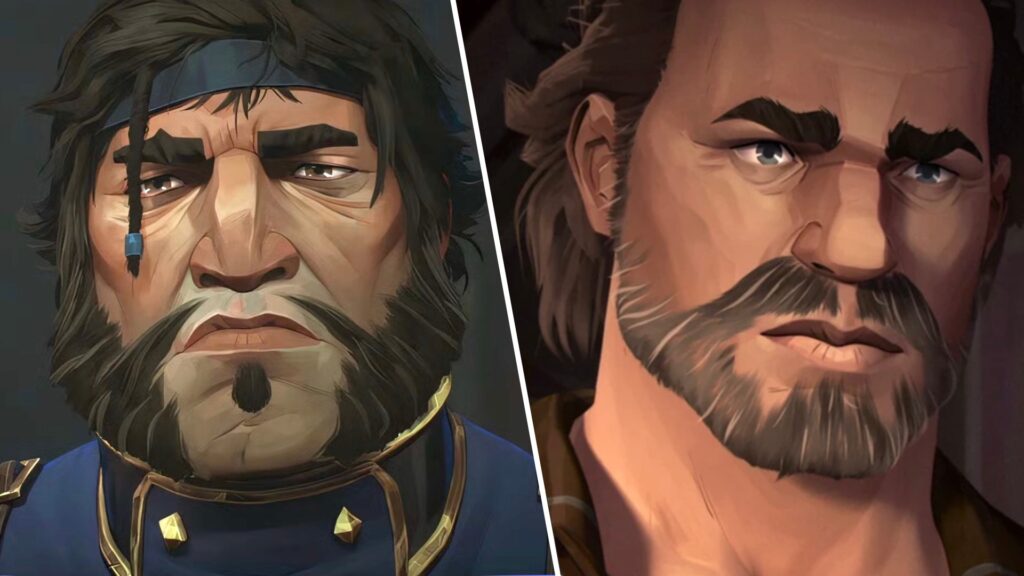 Loris et Vander dans Arcane // Source : Montage Numerama Loris et Vander dans Arcane // Source : Montage Numerama