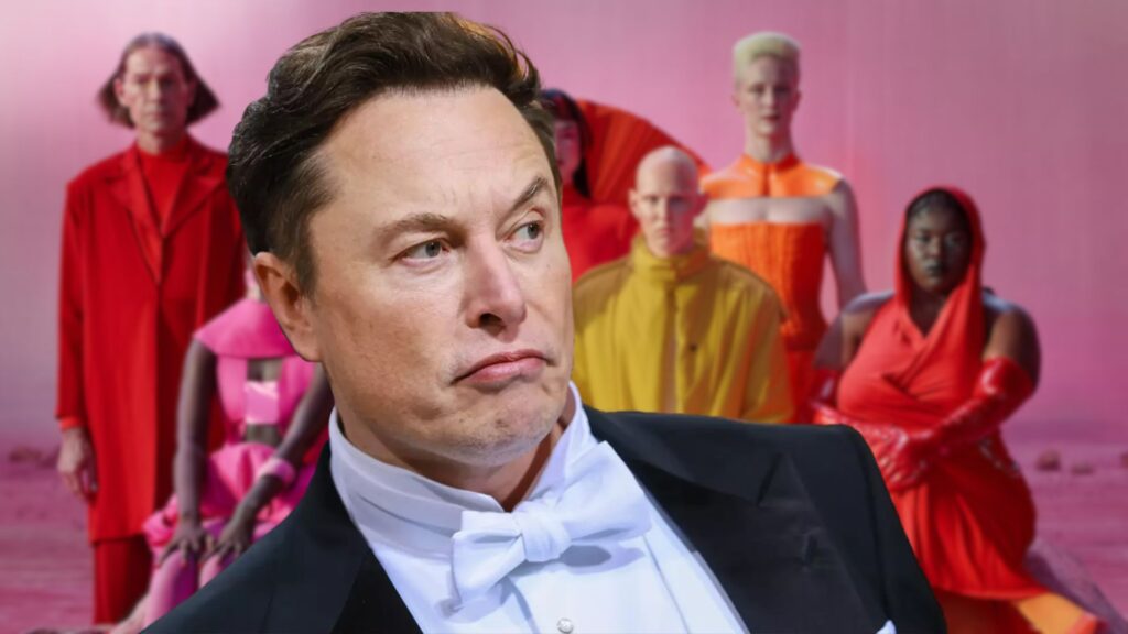 Elon Musk réagit à la nouvelle communication Jaguar // Source : montage Raphaelle Baut Elon Musk réagit à la nouvelle communication Jaguar // Source : montage Raphaelle Baut