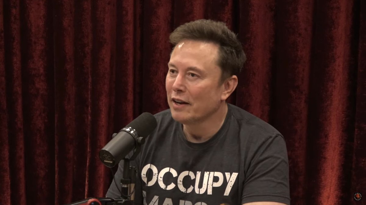 Elon Musk lors du podcast Joe Rogan // Source : Extrait youtube Elon Musk lors du podcast Joe Rogan // Source : Extrait youtube
