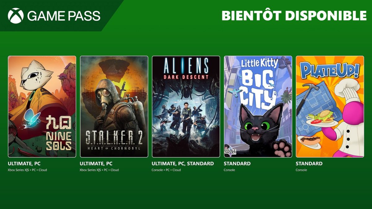 Xbox Game Pass Novembre // Source : Microsoft Xbox Game Pass Novembre // Source : Microsoft