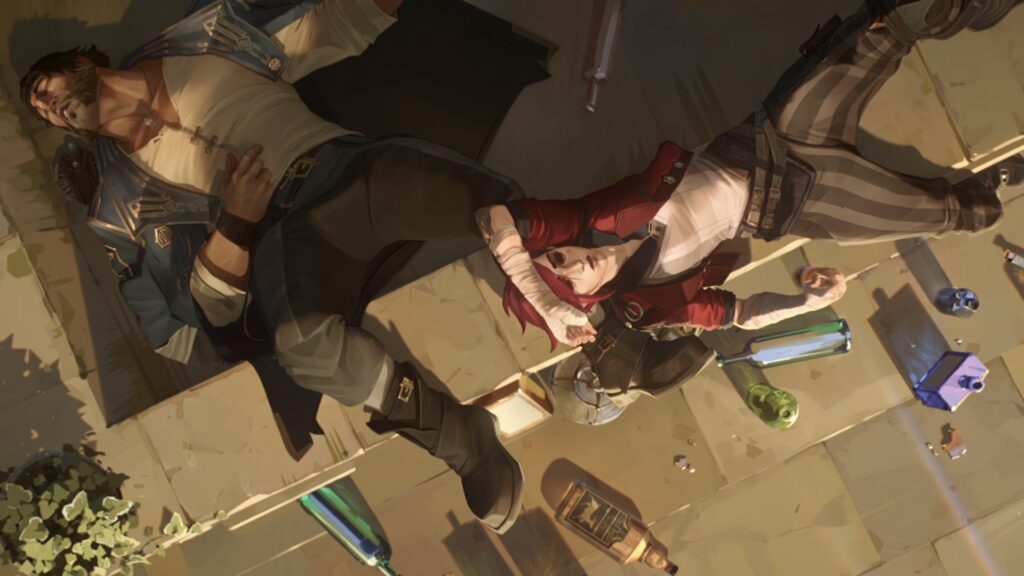 Vi et Loris dans l'épisode 1 de la saison 2 d'Arcane // Source : Netflix Vi et Loris dans l'épisode 1 de la saison 2 d'Arcane // Source : Netflix