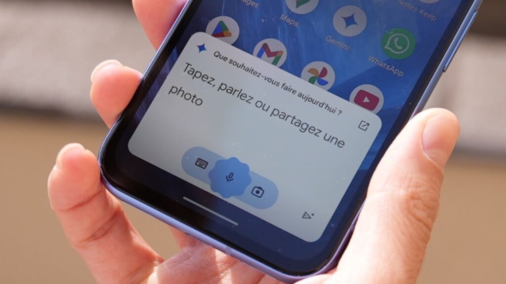 L'application Google Gemini sur Android. // Source : Numerama L'application Google Gemini sur Android. // Source : Numerama