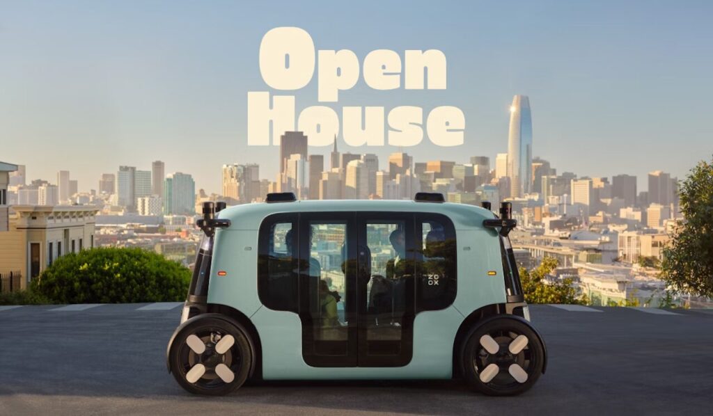 Le véhicule de Zoox n'a rien à voir avec celui de Waymo. Le véhicule de Zoox n'a rien à voir avec celui de Waymo.