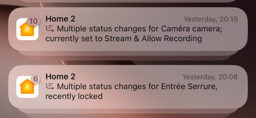 Adieu les "Porte : fermée" et "Porte : ouverte". Les notifications sont utiles. Adieu les "Porte : fermée" et "Porte : ouverte". Les notifications sont utiles.