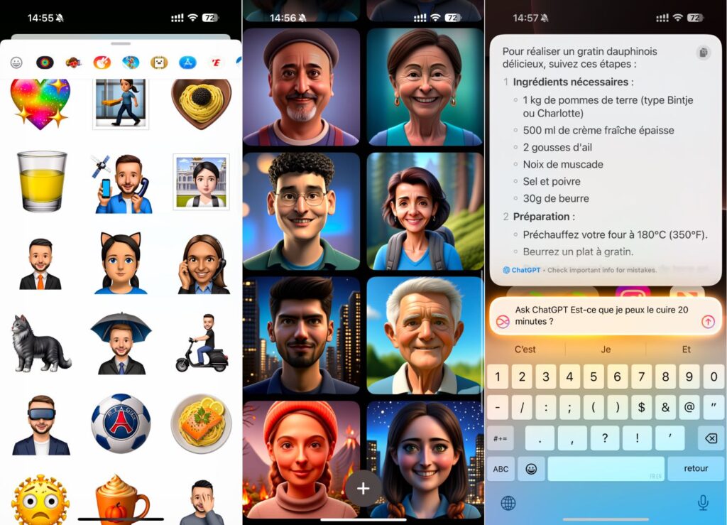 La génération d'images depuis iOS 18.2 est très amusante. ChatGPT rend Siri utile. La génération d'images depuis iOS 18.2 est très amusante. ChatGPT rend Siri utile.