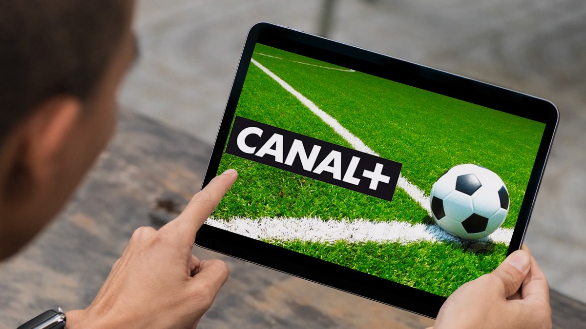 Canal+ sur iPad. // Source : Envato, CANAL+ ; montage Nino Barbey pour Numerama Canal+ sur iPad. // Source : Envato, CANAL+ ; montage Nino Barbey pour Numerama