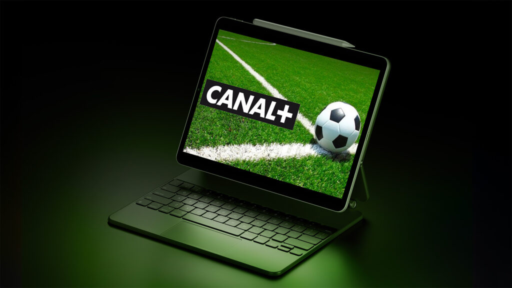 Canal+ sur iPad. // Source : Envato, CANAL+ ; montage Nino Barbey pour Numerama Canal+ sur iPad. // Source : Envato, CANAL+ ; montage Nino Barbey pour Numerama