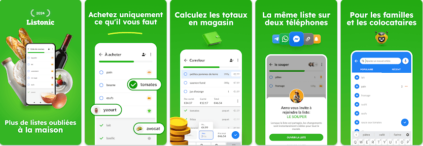 Listonic, pour mieux gérer votre budget Listonic, pour mieux gérer votre budget