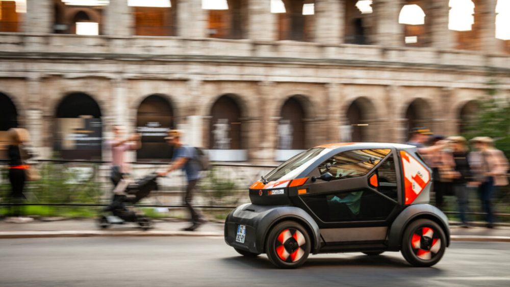 Mobilize Duo dans les rues de Rome // Source : Mobilize Mobilize Duo dans les rues de Rome // Source : Mobilize