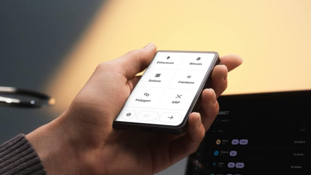 Interface du Ledger Stax Interface du Ledger Stax