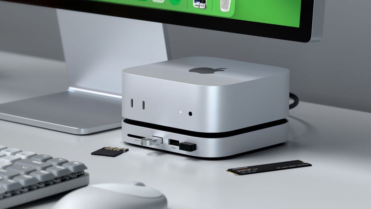 Le Stand & Hub de Satechi pour Mac Mini M4 // Source : Satechi Le Stand & Hub de Satechi pour Mac Mini M4 // Source : Satechi
