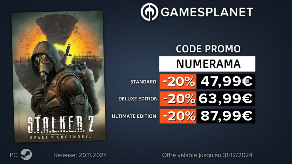 S.T.A.L.K.E.R.2: Heart of Chornobyl à -20% S.T.A.L.K.E.R.2: Heart of Chornobyl à -20%