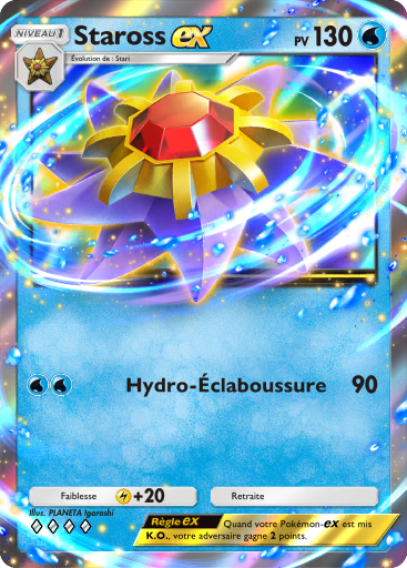 Pokémon Pocket : Staross Ex Pokémon Pocket : Staross Ex