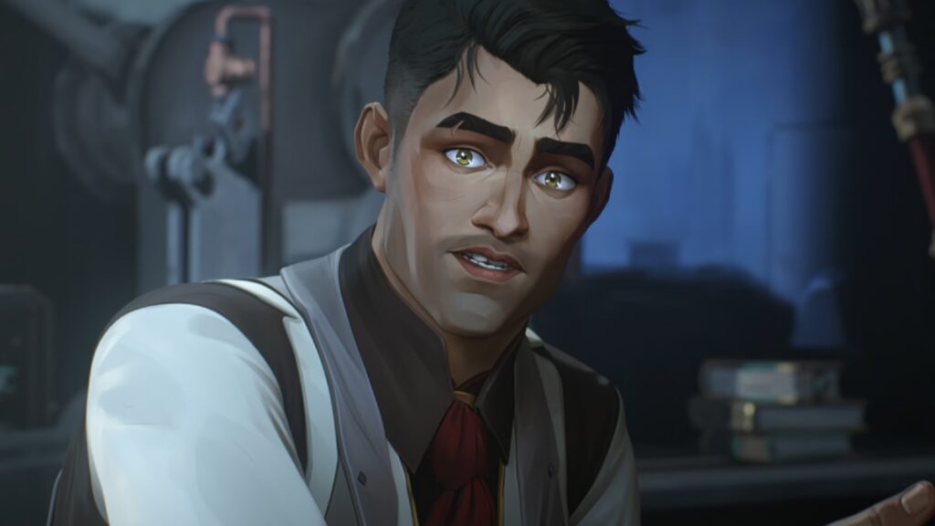 Jayce, avant sa transformation spectaculaire // Source : Netflix Jayce, avant sa transformation spectaculaire // Source : Netflix