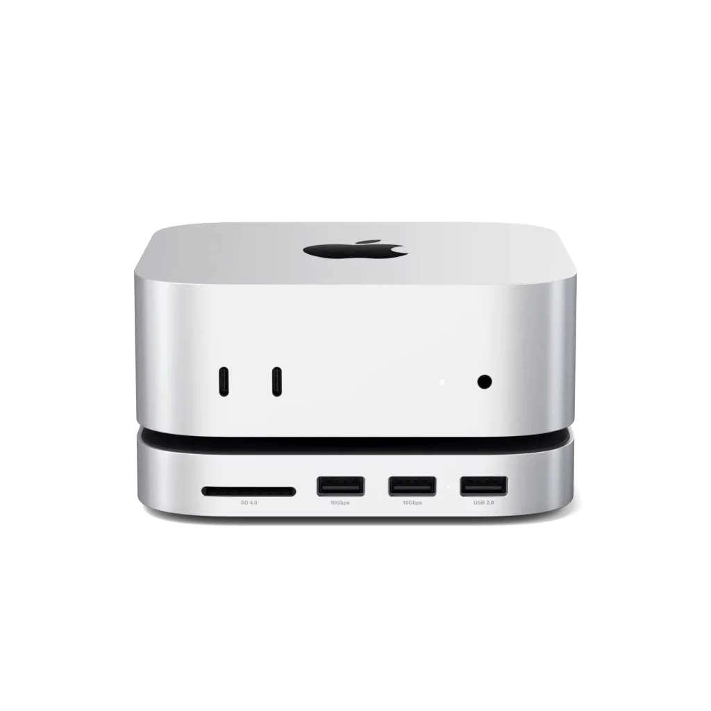Le Stand & Hub pour Mac mini M4 de Satechi // Source : Satechi Le Stand & Hub pour Mac mini M4 de Satechi // Source : Satechi