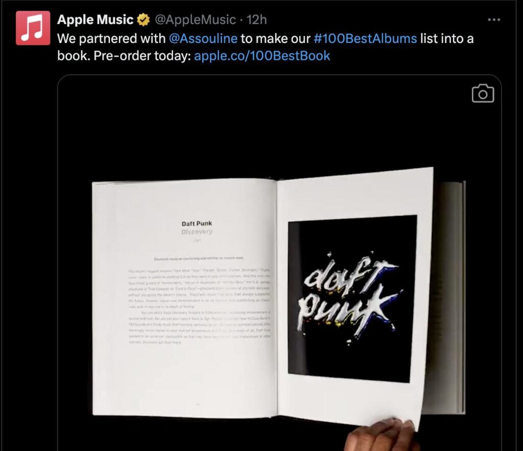 Le livre d'Apple Music raconte l'histoire des 100 meilleurs albums de l'histoire, selon Apple Music. Le livre d'Apple Music raconte l'histoire des 100 meilleurs albums de l'histoire, selon Apple Music.