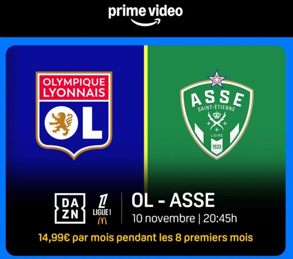DAZN propose son service à 14,99 euros par mois à certains abonnés Prime, sans engagement. DAZN propose son service à 14,99 euros par mois à certains abonnés Prime, sans engagement.