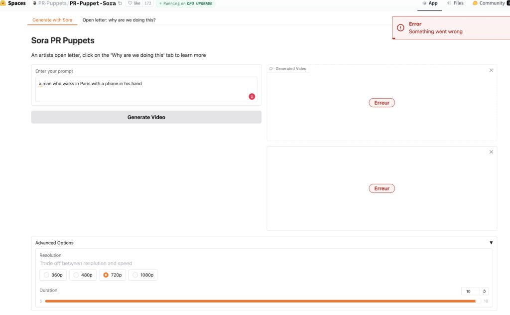 L'interface du générateur sur HuggingFace. La fuite semble authentique. L'interface du générateur sur HuggingFace. La fuite semble authentique.