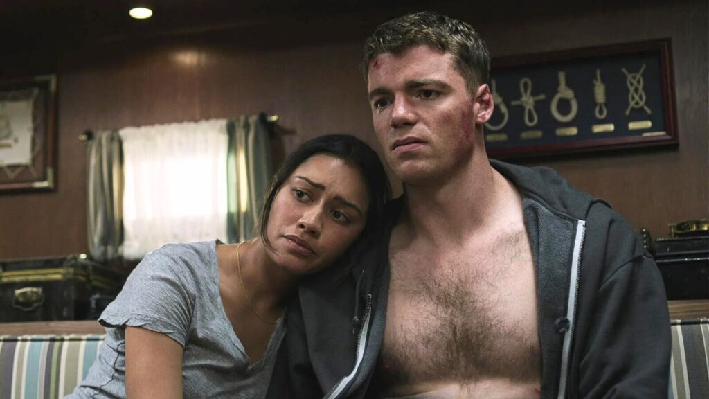 Rose et Peter dans The Night Agent. // Source : Netflix Rose et Peter dans The Night Agent. // Source : Netflix
