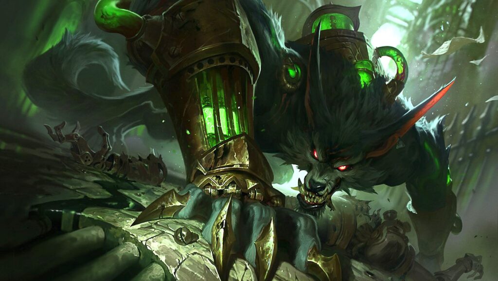 Warwick dans League of Legends // Source : Riot Games Warwick dans League of Legends // Source : Riot Games