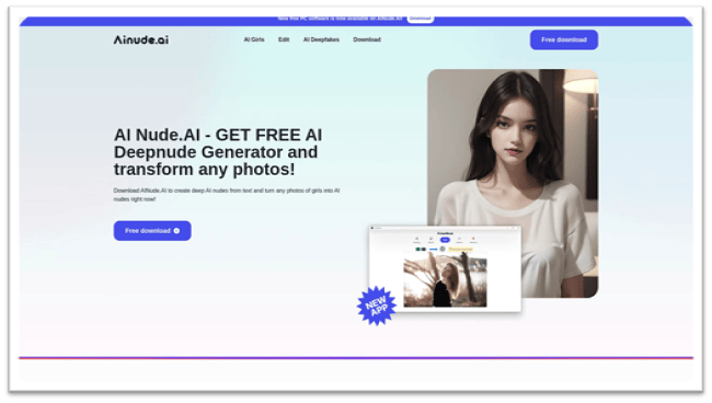 Un faux site d'avatar généré par IA repéré par les experts. // Source : Silen push Un faux site d'avatar généré par IA repéré par les experts. // Source : Silen push