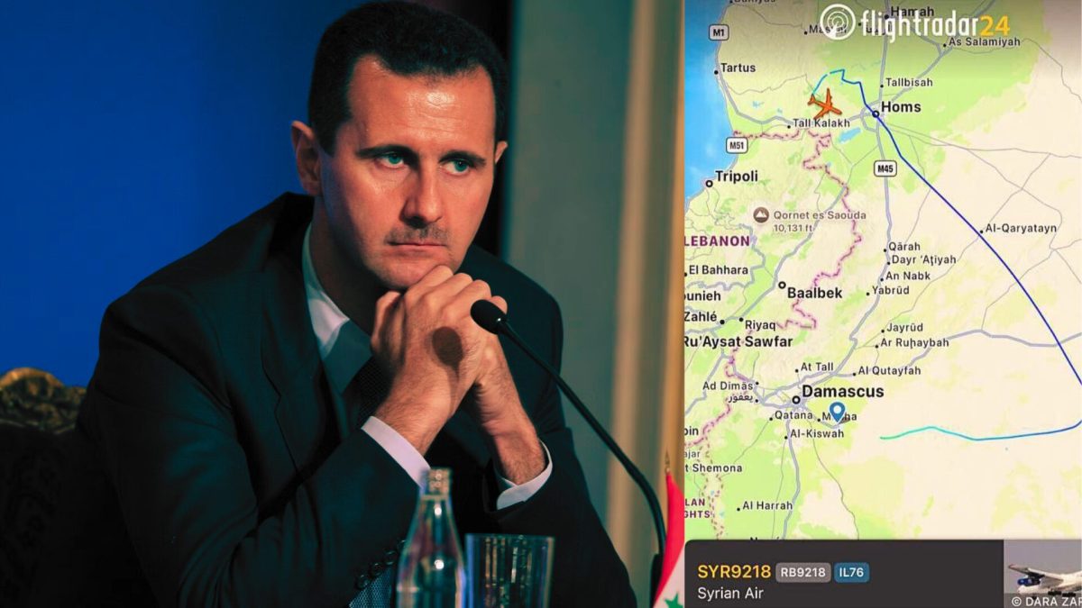 Les experts en source ouverte ont essayé de suivre le vol de Bachar-Assad. // Source : IRIS / Numerama Les experts en source ouverte ont essayé de suivre le vol de Bachar-Assad. // Source : IRIS / Numerama
