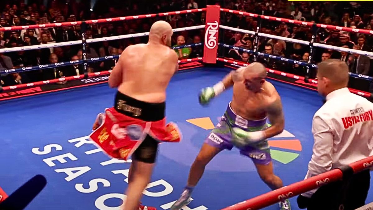 Le combat de boxe tant attendu entre Usyk et Fury a aussi été arbitré par une IA. // Source : DAZN / YouTube Le combat de boxe tant attendu entre Usyk et Fury a aussi été arbitré par une IA. // Source : DAZN / YouTube