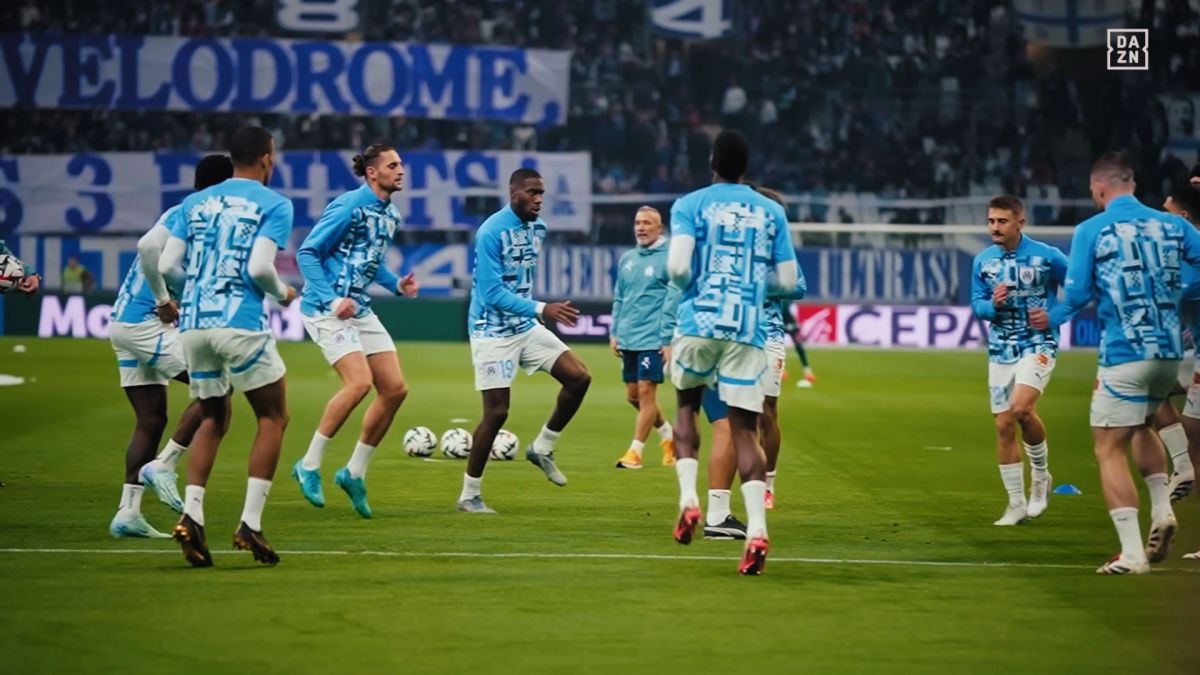 OM vs. AS Monaco. // Source : Capture YouTube DAZN France OM vs. AS Monaco. // Source : Capture YouTube DAZN France