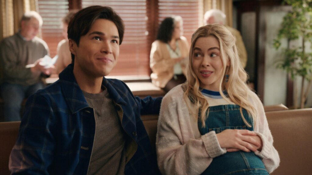 Denny et Lizzie dans la saison 6 de Virgin River. // Source : Netflix Denny et Lizzie dans la saison 6 de Virgin River. // Source : Netflix