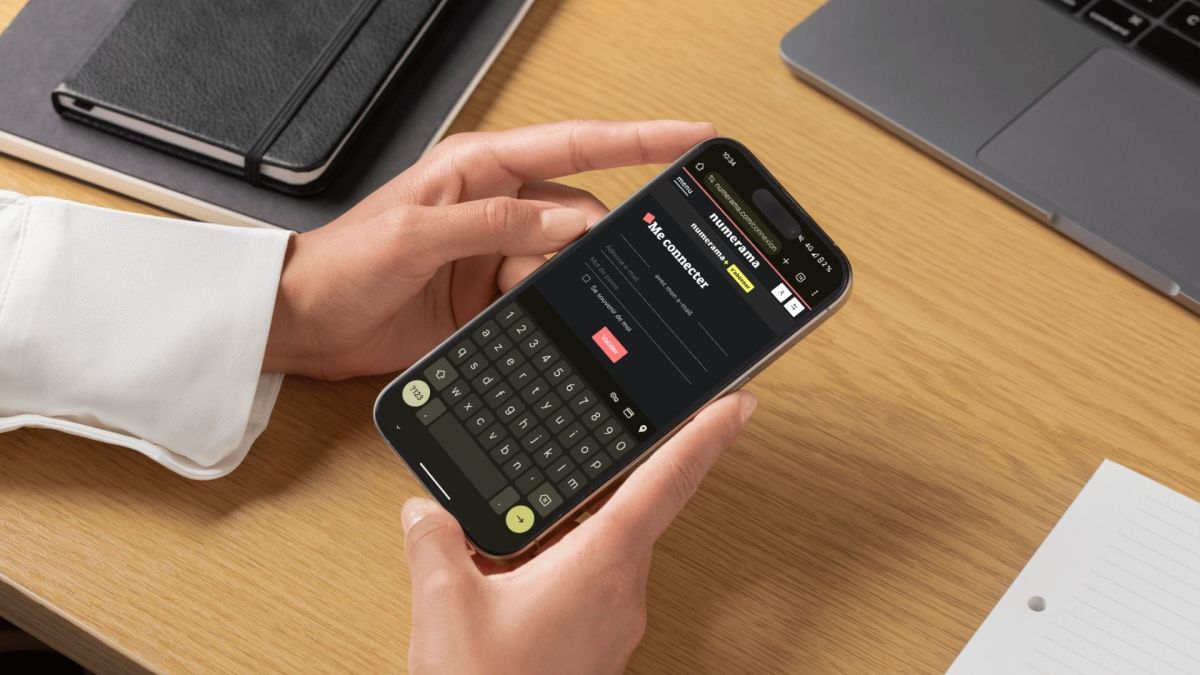Un clavier Android // Source : Montage Numerama avec Canva Un clavier Android // Source : Montage Numerama avec Canva