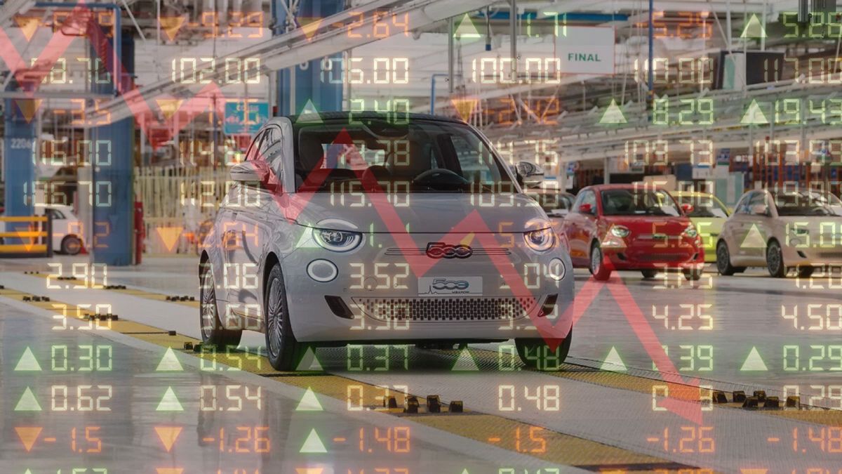 crise automobile // Source : Montage Fiat + Canva crise automobile // Source : Montage Fiat + Canva