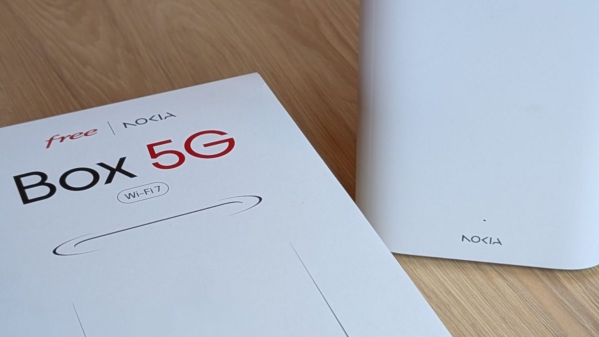 La Box 5G de Free. // Source : Free La Box 5G de Free. // Source : Free