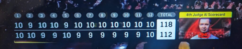 Les résultats de l'IA pour le combat Usyk - Fury // Source : X / Alex Grimwood Les résultats de l'IA pour le combat Usyk - Fury // Source : X / Alex Grimwood