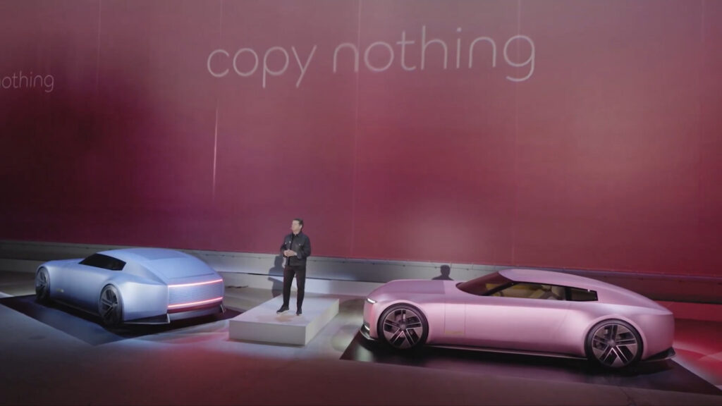 Présentation des concept Jaguar type 00 // Source : extrait vidéo Jaguar Présentation des concept Jaguar type 00 // Source : extrait vidéo Jaguar