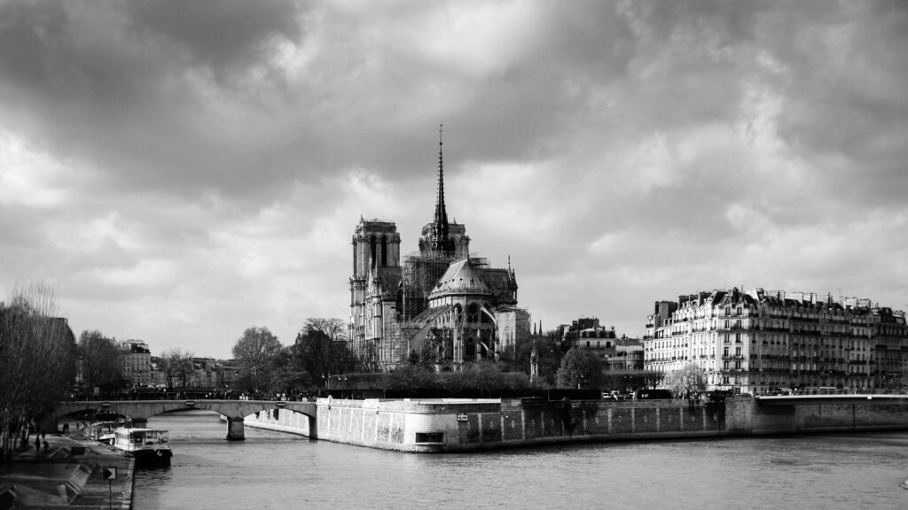 notre dame de paris noir et blanc notre dame de paris noir et blanc