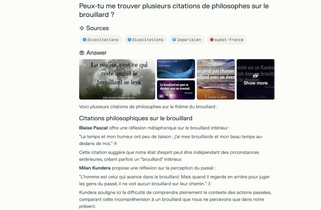Chaque citation est sourcée dans Perplexity. Un copier-coller ajoute systématiquement les sources en bas de page. Chaque citation est sourcée dans Perplexity. Un copier-coller ajoute systématiquement les sources en bas de page.