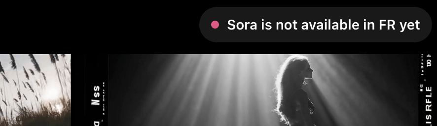 Avec une carte SIM Free Mobile, Sora continue de penser que l'on est en France. Avec une carte SIM Free Mobile, Sora continue de penser que l'on est en France.