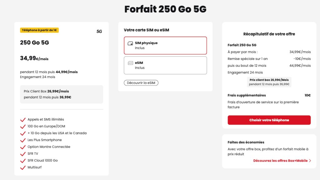 Offre valable jusqu'au 10 décembre 2024 // Source : SFR Offre valable jusqu'au 10 décembre 2024 // Source : SFR