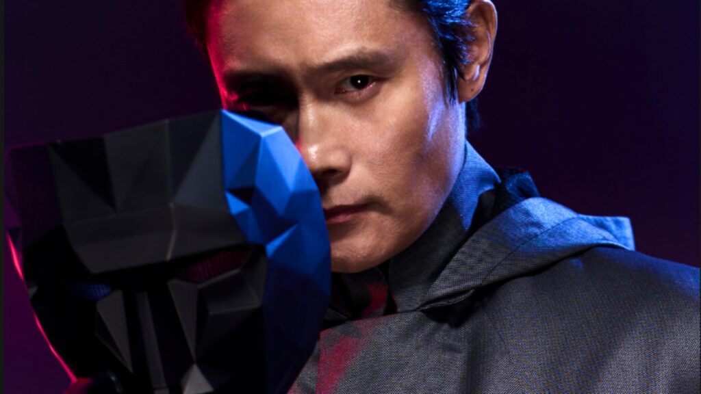 Le fameux Front Man de Squid Game // Source : Netflix Le fameux Front Man de Squid Game // Source : Netflix