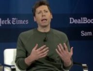 Sam Altman lors du DealBook Summit // Source : New York Times Sam Altman lors du DealBook Summit // Source : New York Times