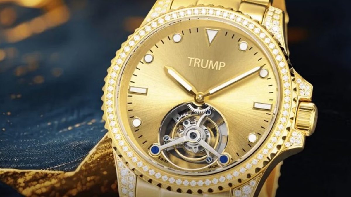 Une montre Donald Trump. // Source : Trump Watches Une montre Donald Trump. // Source : Trump Watches