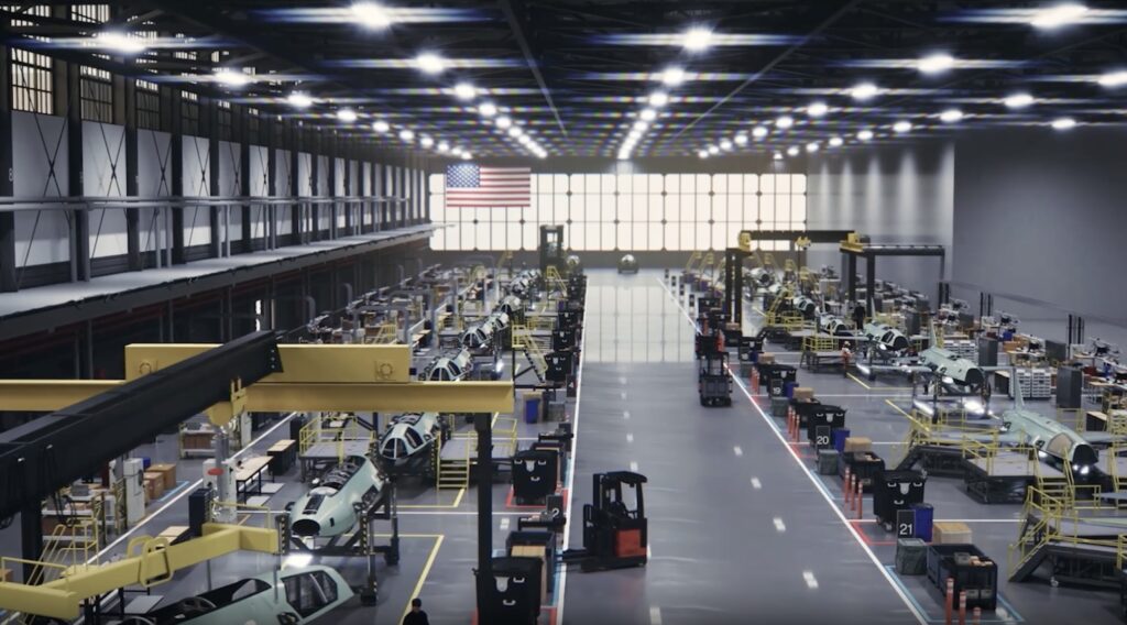 Arsenal-1, la nouvelle usine d'armement d'Anduril // Source : Anduril Arsenal-1, la nouvelle usine d'armement d'Anduril // Source : Anduril