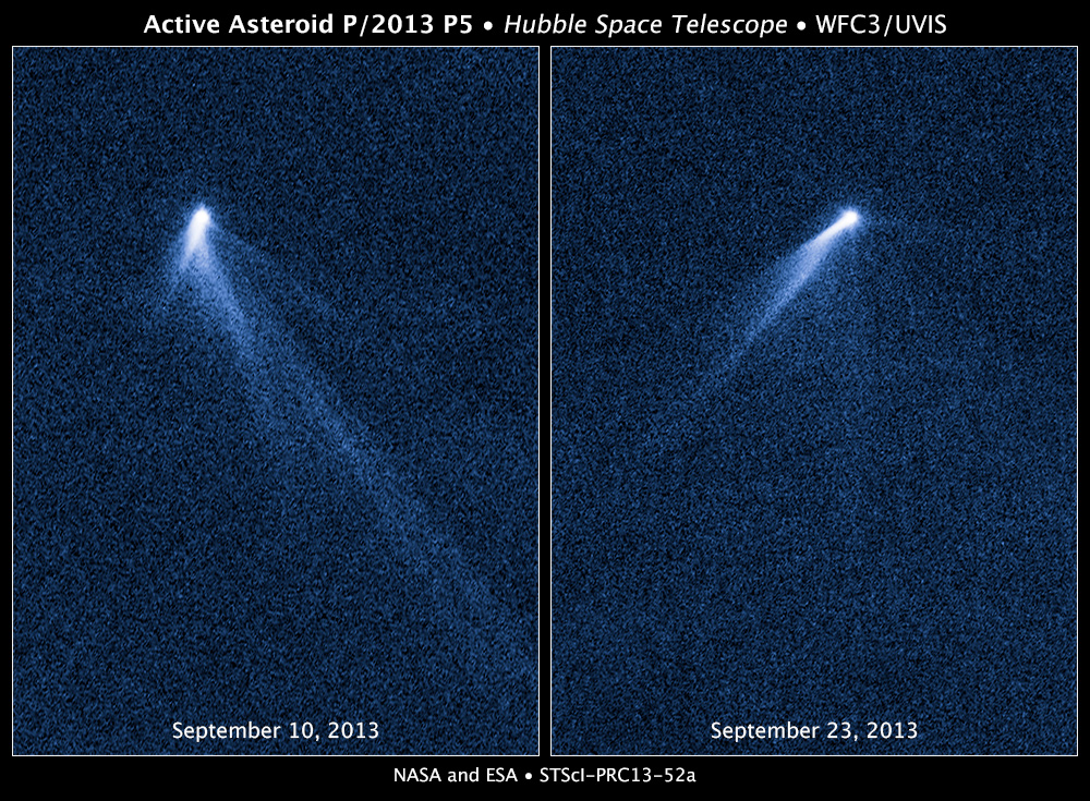 P/2013 P5 (PanSTARRS) capturée par le télescope spatial Hubble // Source : NASA P/2013 P5 (PanSTARRS) capturée par le télescope spatial Hubble // Source : NASA