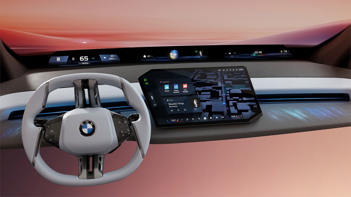 BMW dévoile à l'occasion du CES 2025 de Las Vegas l'intérieur de ses futurs modèles. // Source : BMW BMW dévoile à l'occasion du CES 2025 de Las Vegas l'intérieur de ses futurs modèles. // Source : BMW