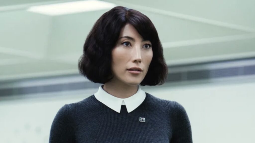 Mrs Casey dans Severance // Source : Apple TV+ Mrs Casey dans Severance // Source : Apple TV+