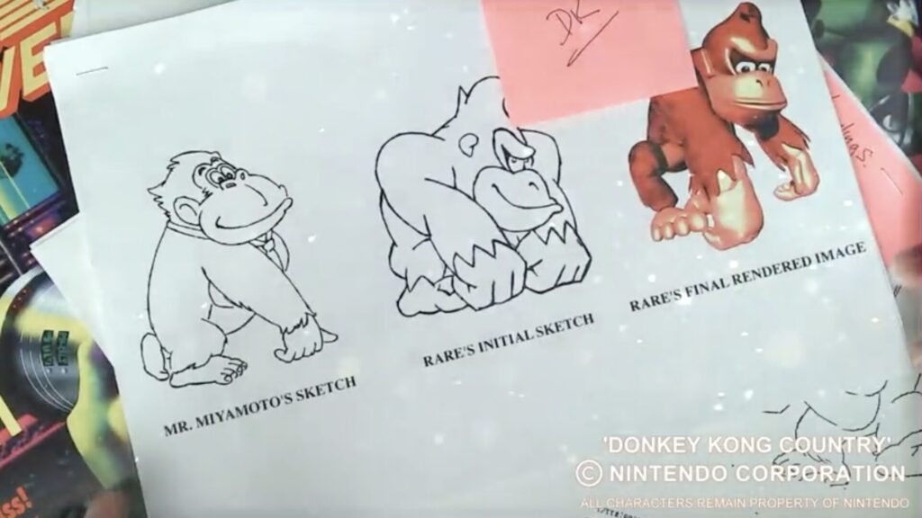 Évolution du design de Donkey Kong // Source : X (ex-Twitter) Évolution du design de Donkey Kong // Source : X (ex-Twitter)