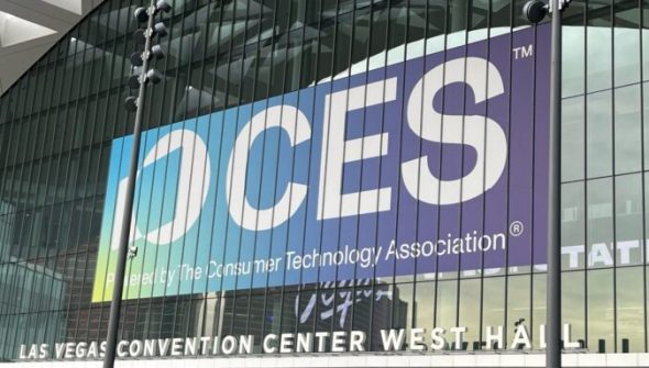 Le logo du CES 2025. // Source : X / CES Le logo du CES 2025. // Source : X / CES
