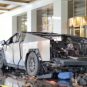 Cybertruck qui a explosé devant l'hötel Trump à Las Vegas // Source : Las Vegas Metropolitan Police Cybertruck qui a explosé devant l'hötel Trump à Las Vegas // Source : Las Vegas Metropolitan Police