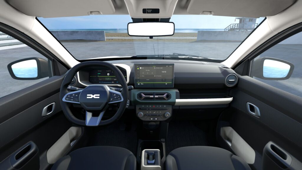 Plus de vitres électriques sur cette Dacia Spring 45 en finition Essential. // Source : Dacia // Source : Dacia Plus de vitres électriques sur cette Dacia Spring 45 en finition Essential. // Source : Dacia // Source : Dacia