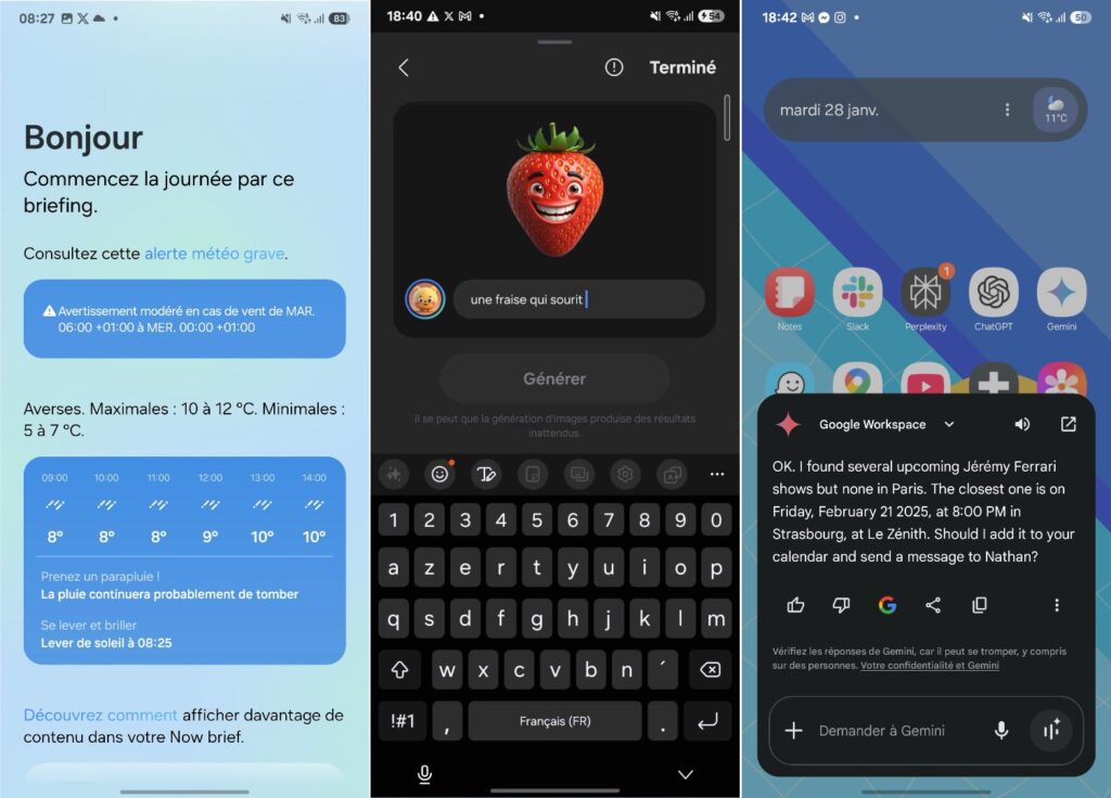 Now Brief, le générateur de stickers et le nouveau Gemini multimodal. Now Brief, le générateur de stickers et le nouveau Gemini multimodal.
